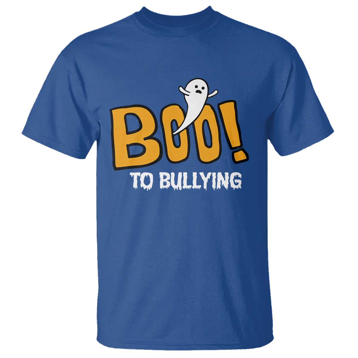Anti Bullying Halloween T Shirt Boo To Bullying Spooky Ghost - Wonder Print Shop