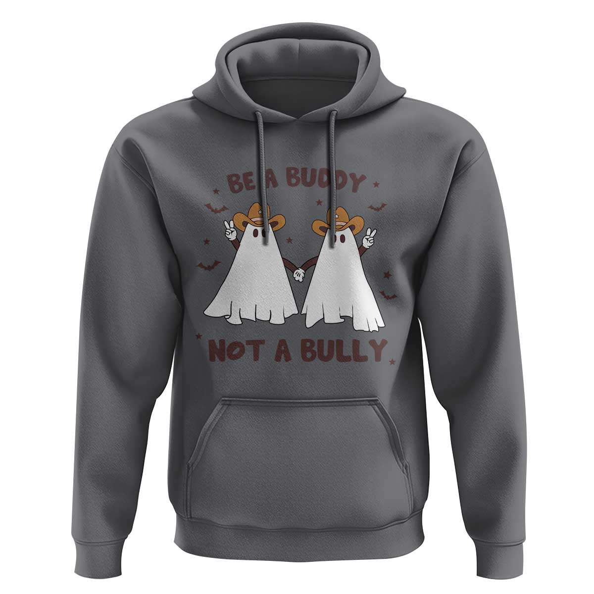 Unity Day Hoodie Be A Buddy Not A Bully Anti Bullying Cowboy Ghost