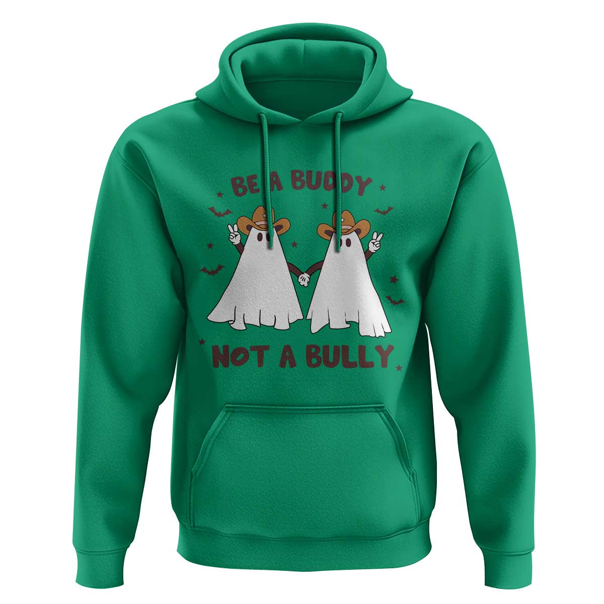 Unity Day Hoodie Be A Buddy Not A Bully Anti Bullying Cowboy Ghost