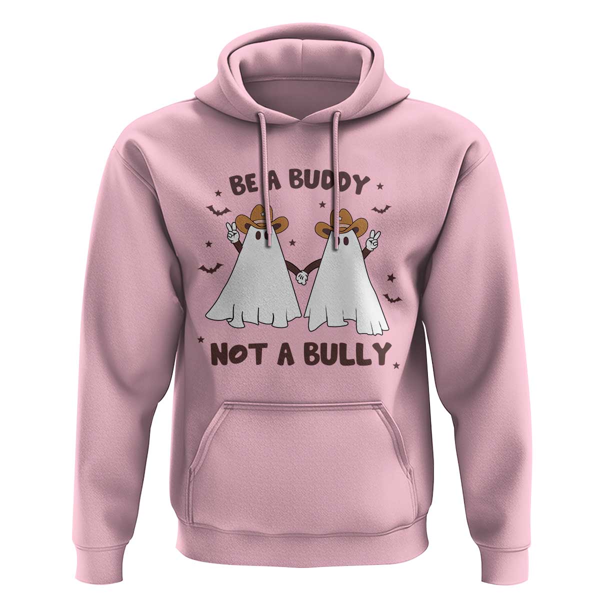 Unity Day Hoodie Be A Buddy Not A Bully Anti Bullying Cowboy Ghost