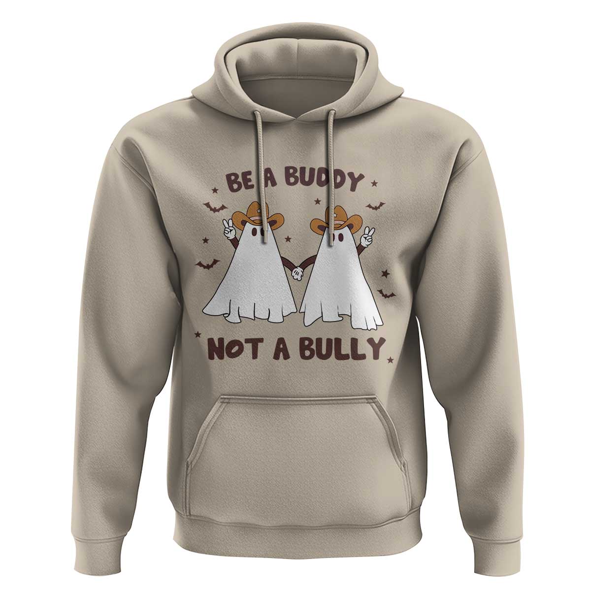 Unity Day Hoodie Be A Buddy Not A Bully Anti Bullying Cowboy Ghost