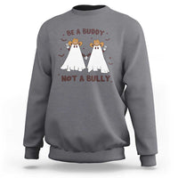 Unity Day Sweatshirt Be A Buddy Not A Bully Anti Bullying Cowboy Ghost - Wonder Print Shop