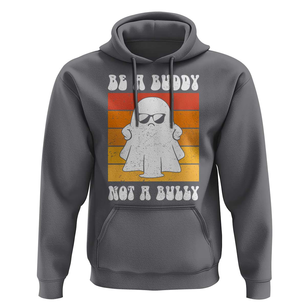 Anti Bullying Hoodie Be A Buddy Not A Bully Unity Day Retro Ghost