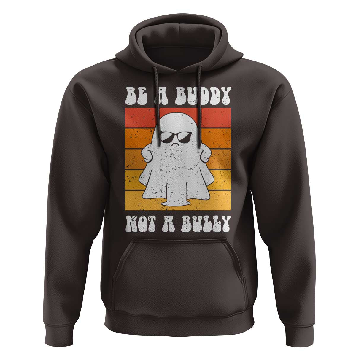 Anti Bullying Hoodie Be A Buddy Not A Bully Unity Day Retro Ghost