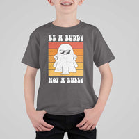 Anti Bullying T Shirt For Kid Be A Buddy Not A Bully Unity Day Retro Ghost - Wonder Print Shop