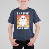 Anti Bullying T Shirt For Kid Be A Buddy Not A Bully Unity Day Retro Ghost - Wonder Print Shop