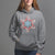 Snowflake Candy Cane Snow Christmas Pajamas Hoodie - Wonder Print Shop