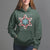 Snowflake Candy Cane Snow Christmas Pajamas Hoodie - Wonder Print Shop