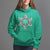 Snowflake Candy Cane Snow Christmas Pajamas Hoodie - Wonder Print Shop