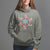 Snowflake Candy Cane Snow Christmas Pajamas Hoodie - Wonder Print Shop