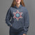 Snowflake Candy Cane Snow Christmas Pajamas Hoodie - Wonder Print Shop
