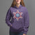 Snowflake Candy Cane Snow Christmas Pajamas Hoodie - Wonder Print Shop