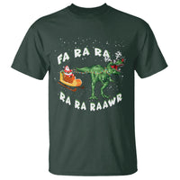 Christmas T Shirt Tree Rex Fa Ra Rawr T-Rex Dinosaur - Wonder Print Shop