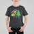 Christmas T Shirt For Kid Struggle Is Real T-Rex Christmas Tree Star - Wonder Print Shop