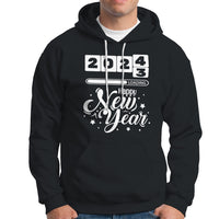 Happy New Year 2024 Loading Goodbye 2023 Hoodie - Wonder Print Shop