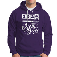 Happy New Year 2024 Loading Goodbye 2023 Hoodie - Wonder Print Shop