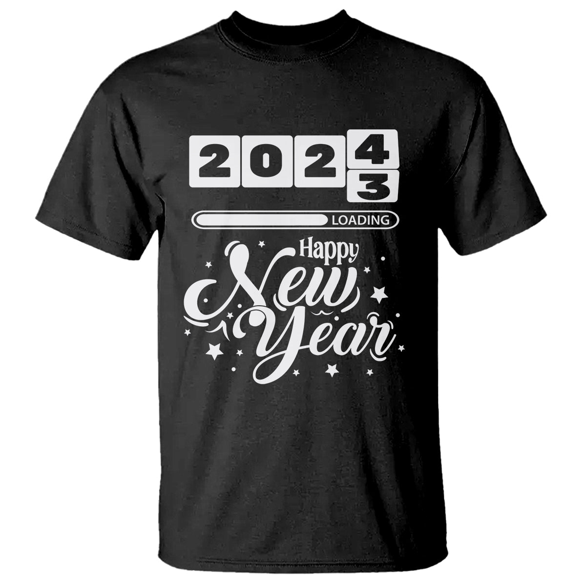 Happy New Year 2024 Loading Goodbye 2023 T Shirt - Wonder Print Shop