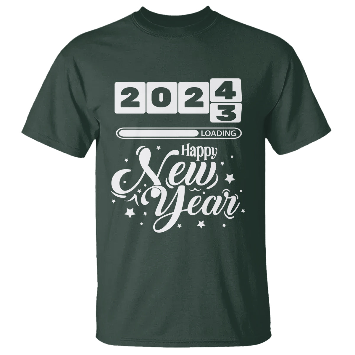 Happy New Year 2024 Loading Goodbye 2023 T Shirt - Wonder Print Shop