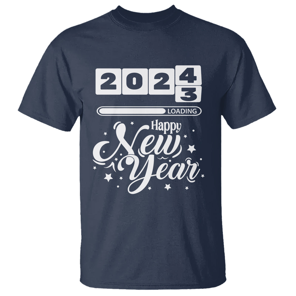 Happy New Year 2024 Loading Goodbye 2023 T Shirt - Wonder Print Shop