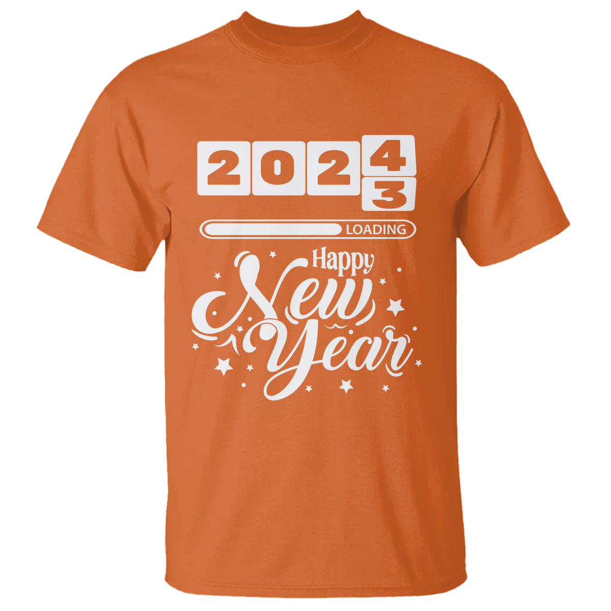 Happy New Year 2024 Loading Goodbye 2023 T Shirt - Wonder Print Shop