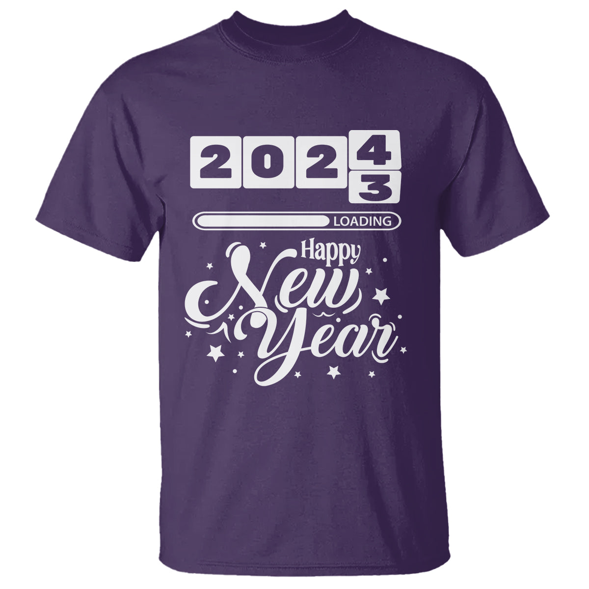 Happy New Year 2024 Loading Goodbye 2023 T Shirt - Wonder Print Shop