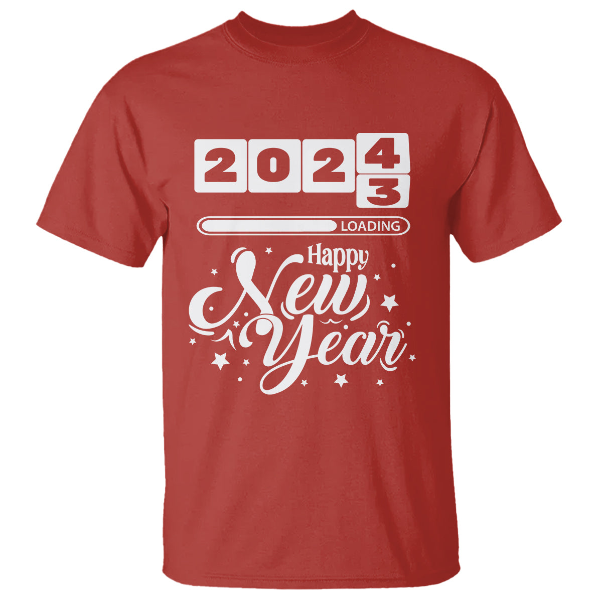 Happy New Year 2024 Loading Goodbye 2023 T Shirt - Wonder Print Shop