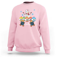 Funny Chrsitmas Sweatshirt Snowman Nurse Xray Gingerbread - Wonder Print Shop