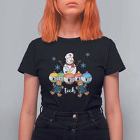 Funny Chrsitmas T Shirt For Women Snowman Nurse Xray Gingerbread - Wonder Print Shop