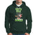 Chrsitmas Hoodie North Pole Dancer Reindeer Santa Ugly Xmas - Wonder Print Shop