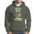 Chrsitmas Hoodie North Pole Dancer Reindeer Santa Ugly Xmas - Wonder Print Shop