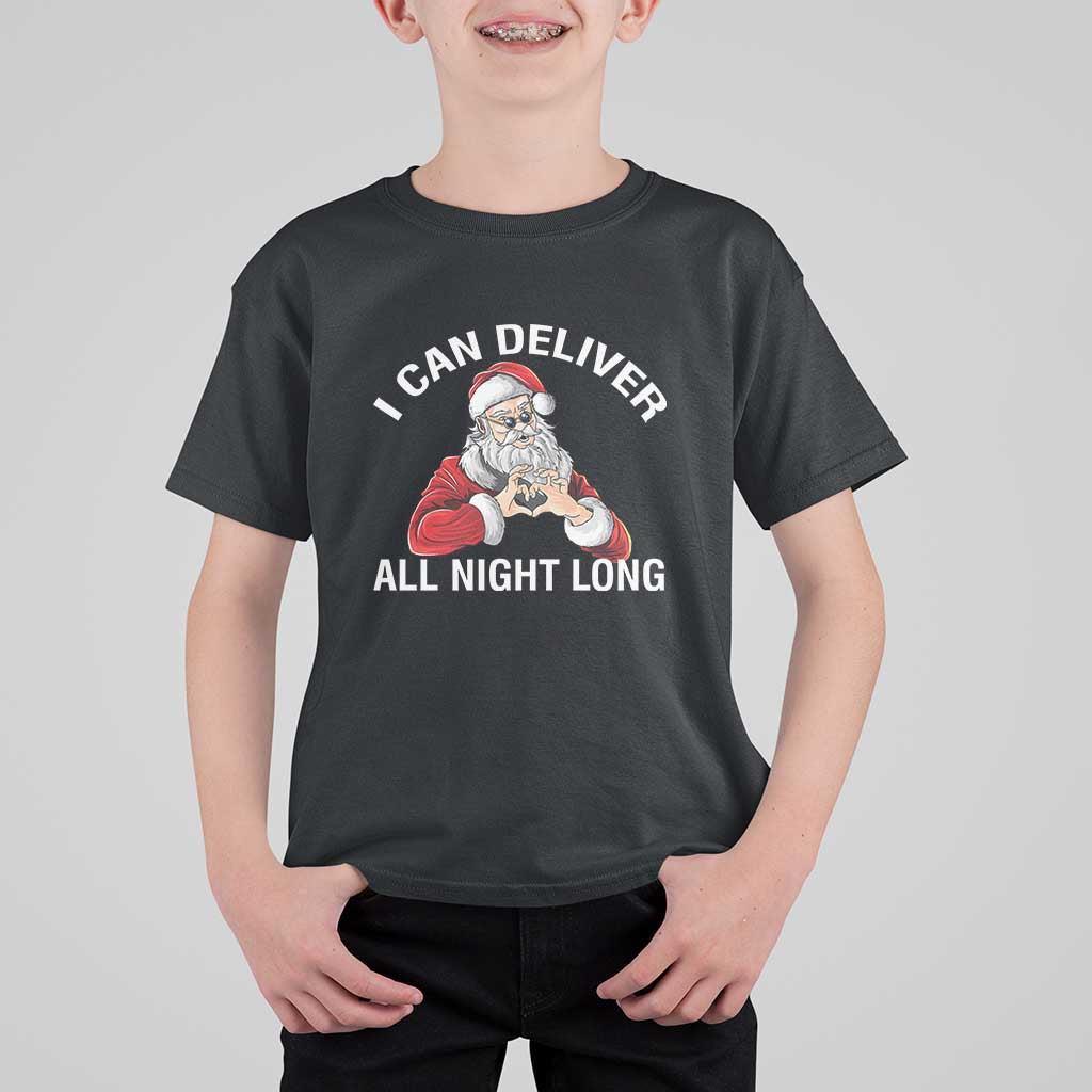 Funny Chrsitmas T Shirt For Kid I Can Deliver All Night Long - Wonder Print Shop