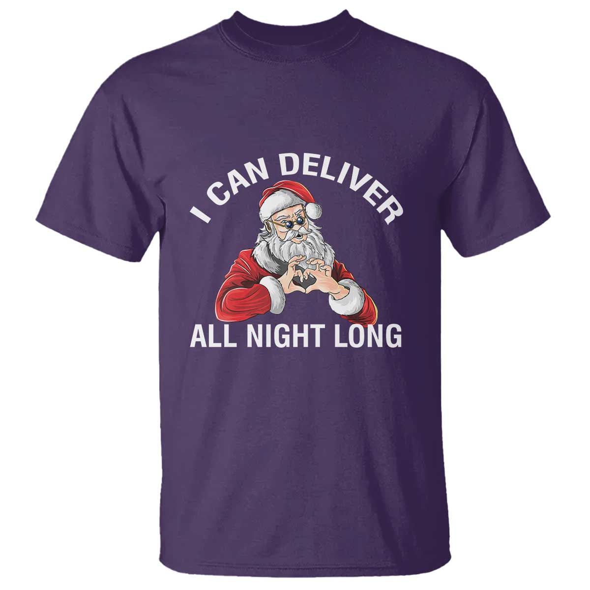Funny Chrsitmas T Shirt I Can Deliver All Night Long - Wonder Print Shop