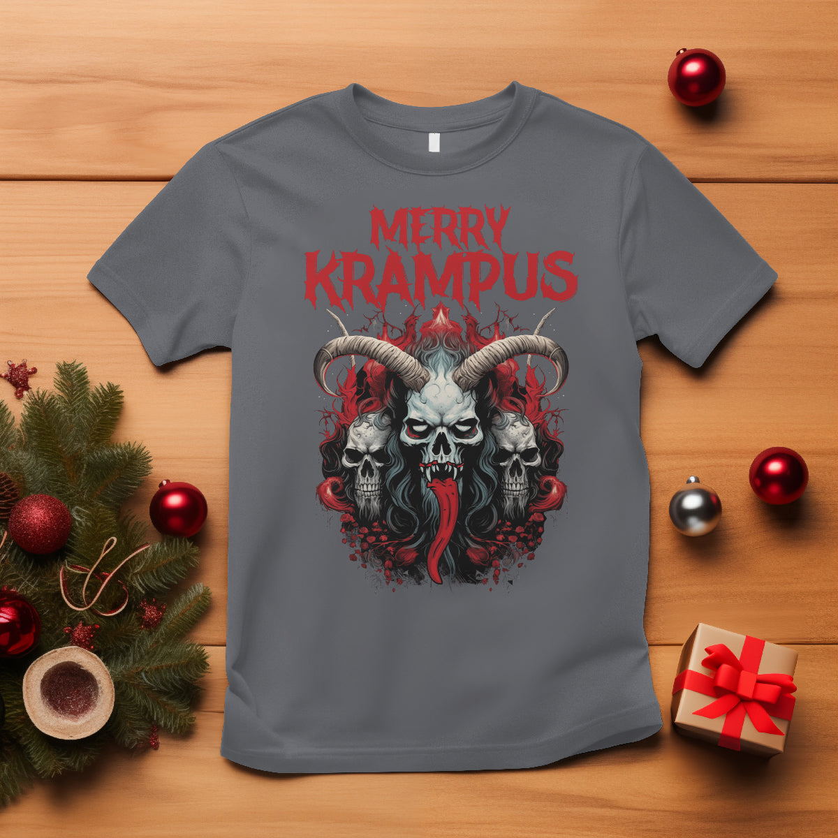 Merry Krampus Horor Christmas Evil T Shirt - Wonder Print Shop