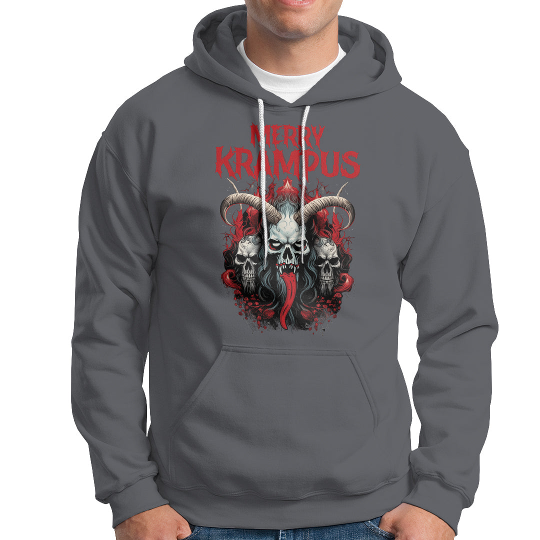 Merry Krampus Horor Christmas Evil Hoodie - Wonder Print Shop