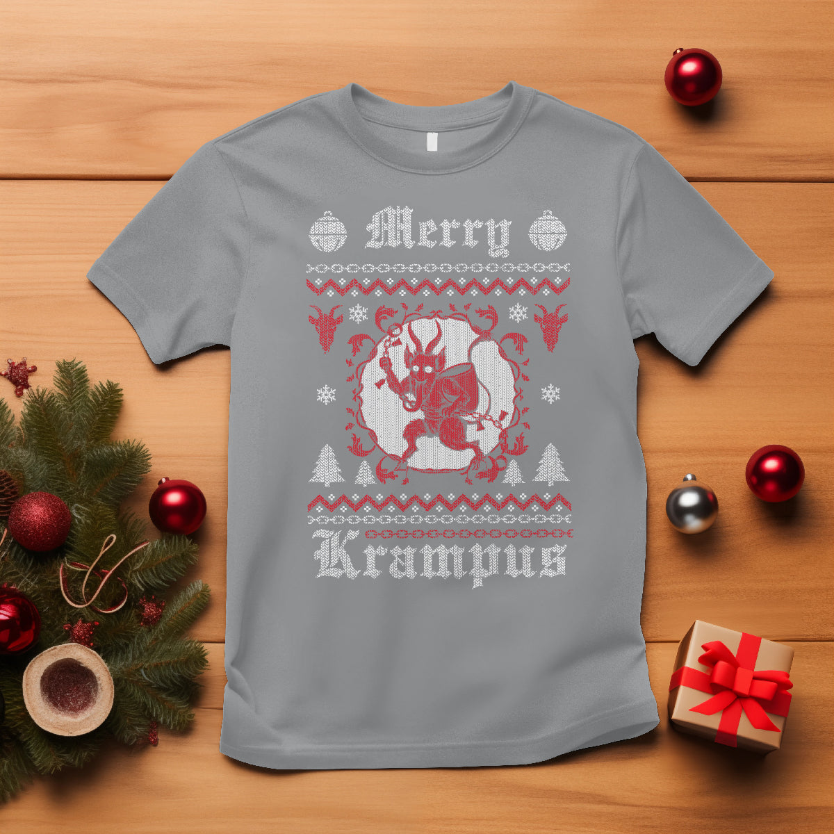 Merry Krampus Horor Christmas Evil T Shirt - Wonder Print Shop