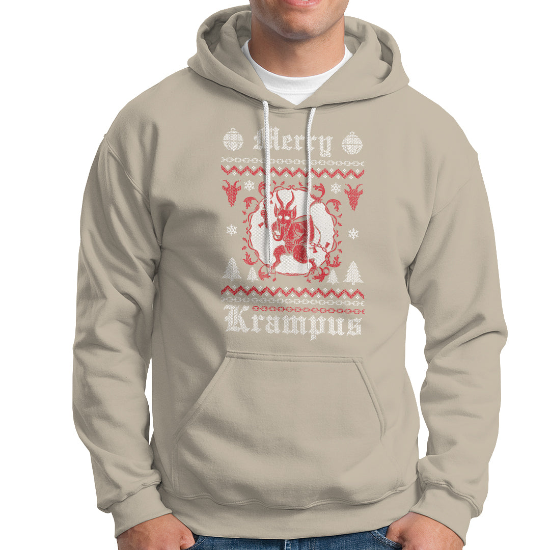 Merry Krampus Horor Christmas Evil Hoodie - Wonder Print Shop