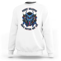 Merry Krampus Horor Christmas You'd Better Not Cry Sweatshirt - Wonder Print Shop