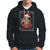 Christmas Hoodie Dead Inside But Jolly AF Funny Chillin'Skeleton - Wonder Print Shop