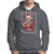 Christmas Hoodie Dead Inside But Jolly AF Funny Chillin'Skeleton - Wonder Print Shop