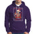 Christmas Hoodie Dead Inside But Jolly AF Funny Chillin'Skeleton - Wonder Print Shop