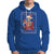 Christmas Hoodie Dead Inside But Jolly AF Funny Chillin'Skeleton - Wonder Print Shop