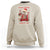 Christmas Sweatshirt Dead Inside But Jolly AF Funny Chillin'Skeleton - Wonder Print Shop