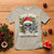 Christmas T Shirt Dead Inside But Jolly AF Funny Skull Skeleton - Wonder Print Shop