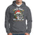 Christmas Hoodie Dead Inside But Jolly AF Funny Skull Skeleton - Wonder Print Shop