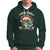 Christmas Hoodie Dead Inside But Jolly AF Funny Skull Skeleton - Wonder Print Shop
