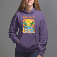 Retirement Hoodie This Chick Is Retired Women Relax At The Beach - Wonder Print Shop