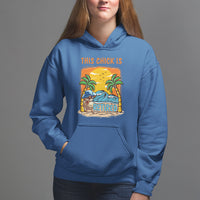 Retirement Hoodie This Chick Is Retired Women Relax At The Beach - Wonder Print Shop