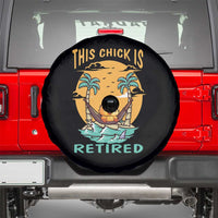 Retirement Spare Tire Cover This Chick Is Retired Women Relax At The Beach