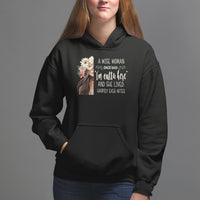 Retirement Hoodie A Wise Woman Once Said I'm Outta Here Funny Retired - Wonder Print Shop