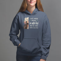 Retirement Hoodie A Wise Woman Once Said I'm Outta Here Funny Retired - Wonder Print Shop